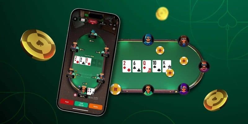 Game bài Poker online kết nối với nhiều người